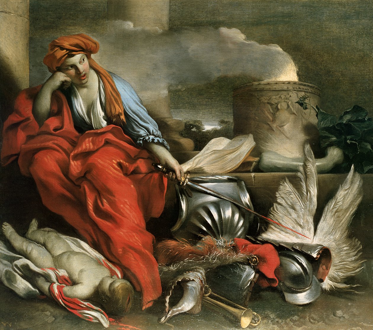 Medea autorstwa Giovanni Benedetto Castiglione