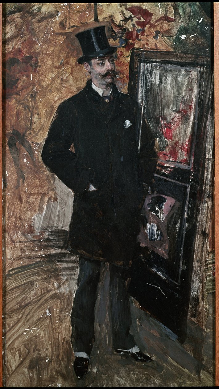 Portret poety Hanvina autorstwa Giovanni Boldini
