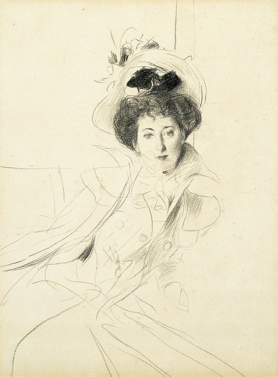 Studium księżniczki Niscemi autorstwa Giovanni Boldini