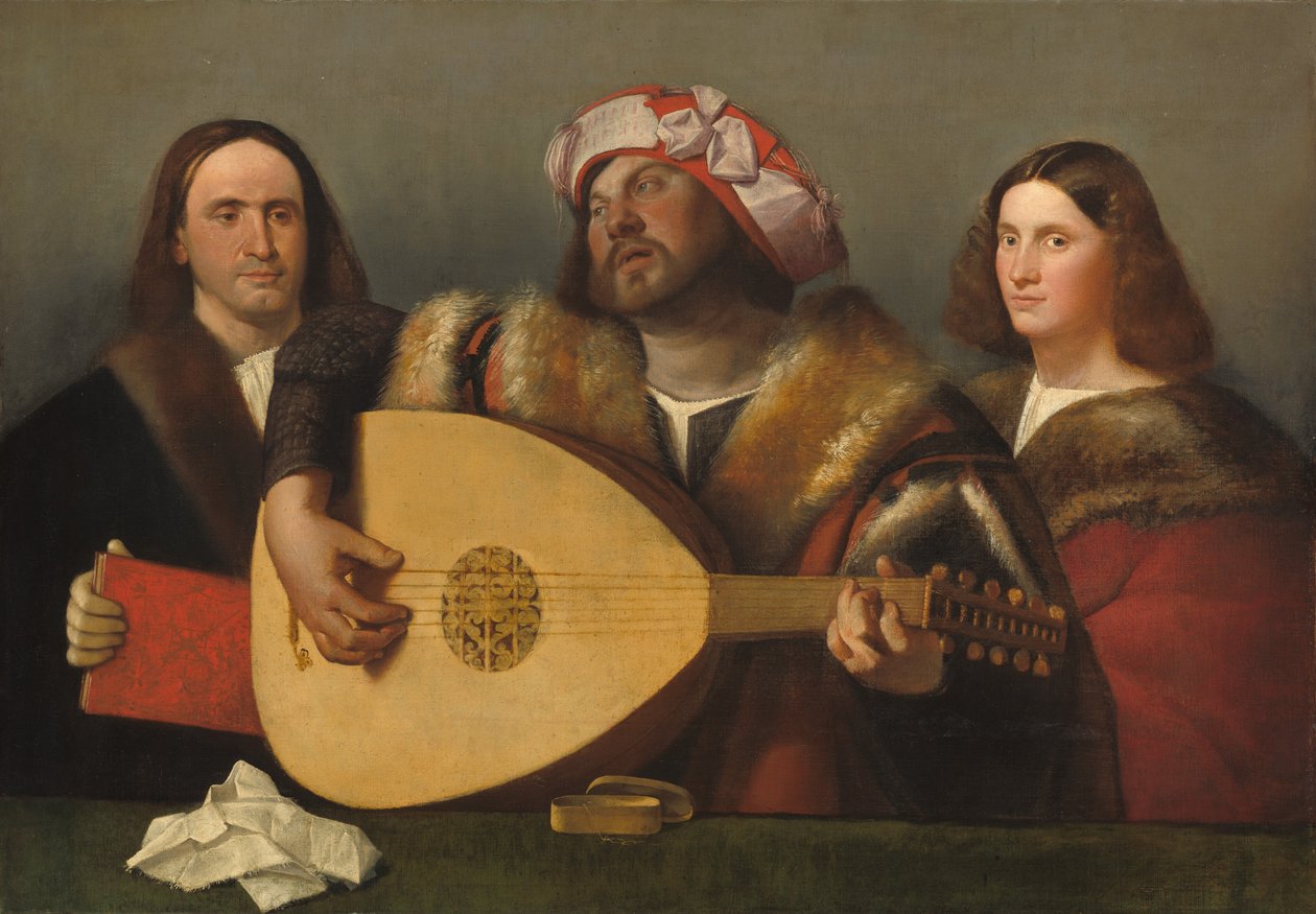Koncert, ok. godz. 1518-1520. autorstwa Giovanni Cariani