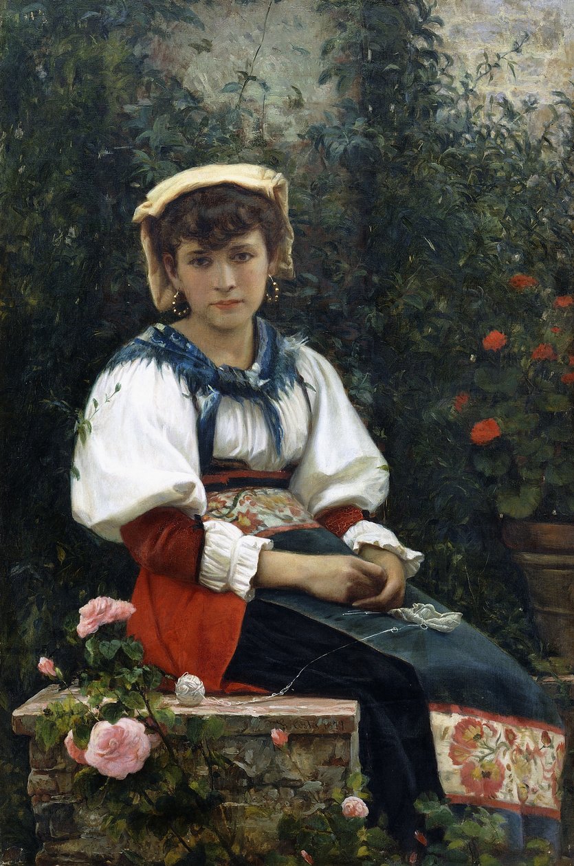 Piękno Toskanii, 1874 autorstwa Giovanni Costa
