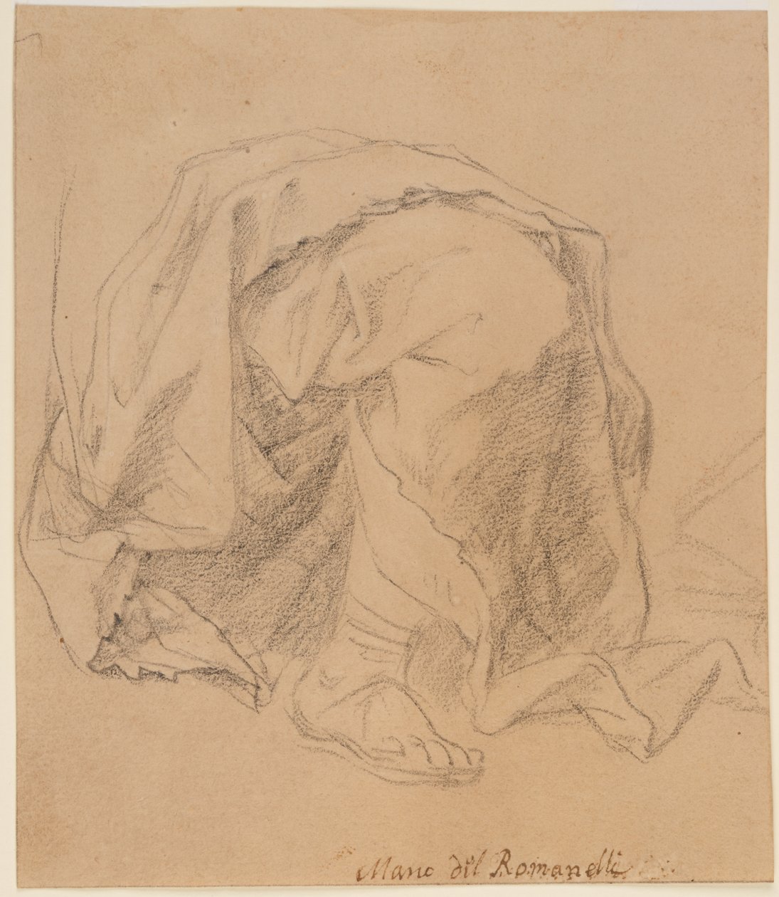 Studium draperii autorstwa Giovanni Francesco (1610 62) Romanelli