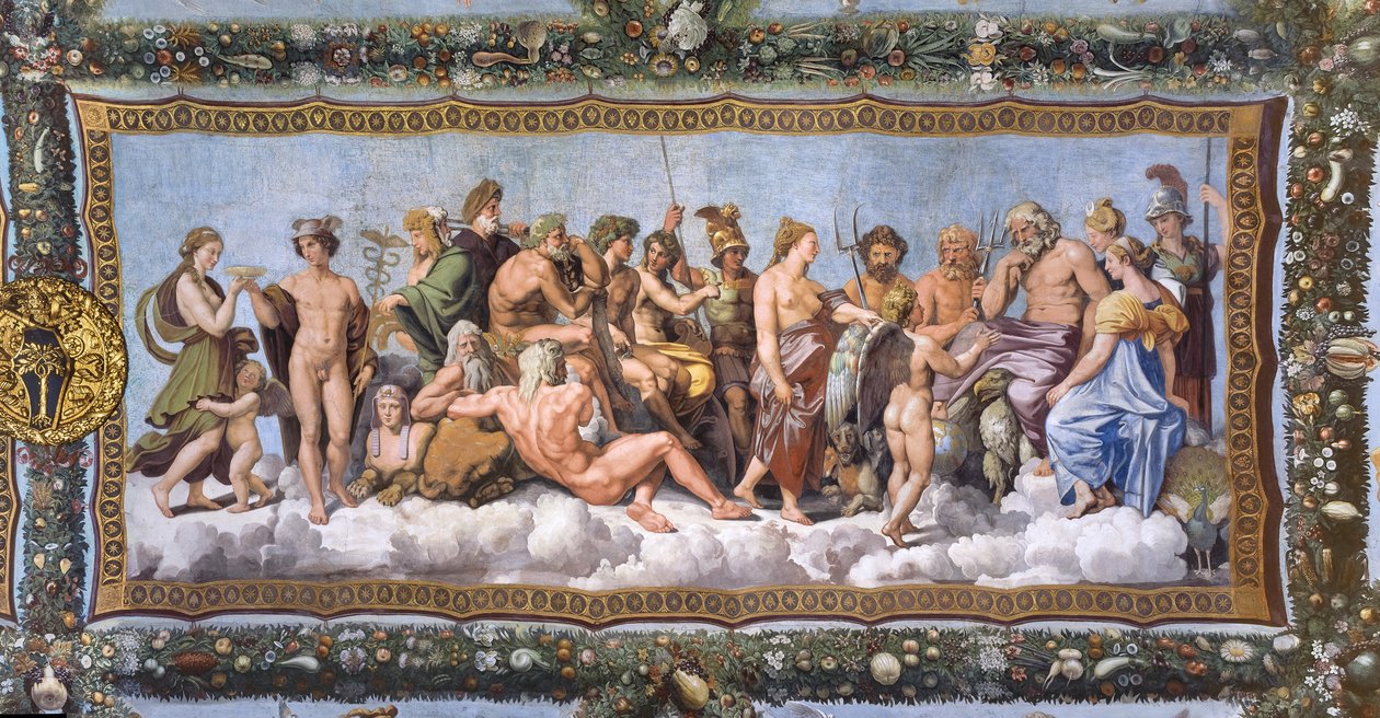 Rada Bogów autorstwa Giovanni Francesco (c.1488 1528) Penni