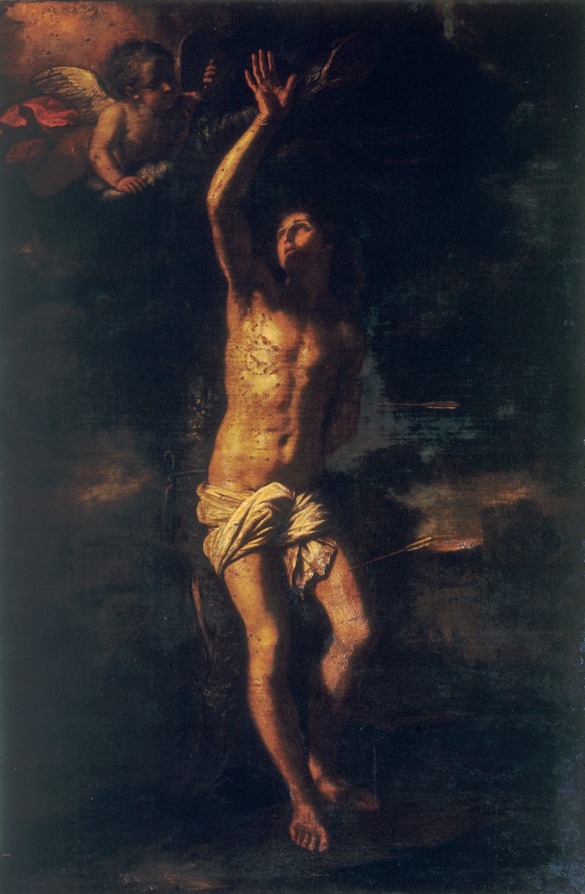 Św. Sebastiana autorstwa Giovanni Francesco Barbieri