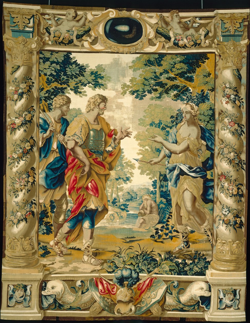 Dydona i Eneasz, 1679. autorstwa Giovanni Francesco Romanelli