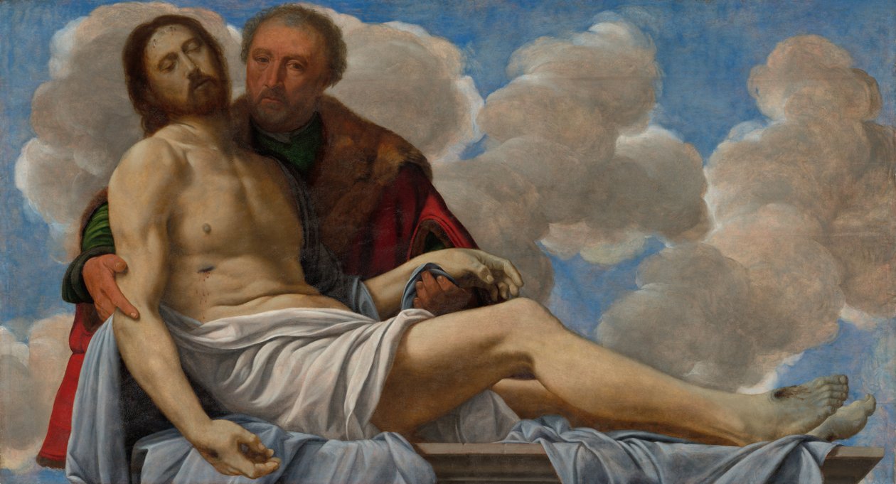 Chrystus z Józefem z Arymatei autorstwa Giovanni Girolamo Savoldo