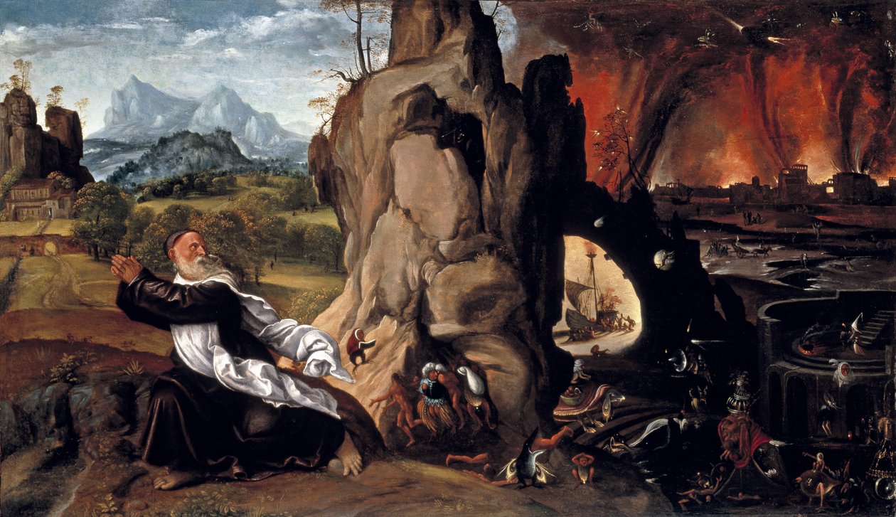 Męka św. Antoniego autorstwa Giovanni Girolamo Savoldo