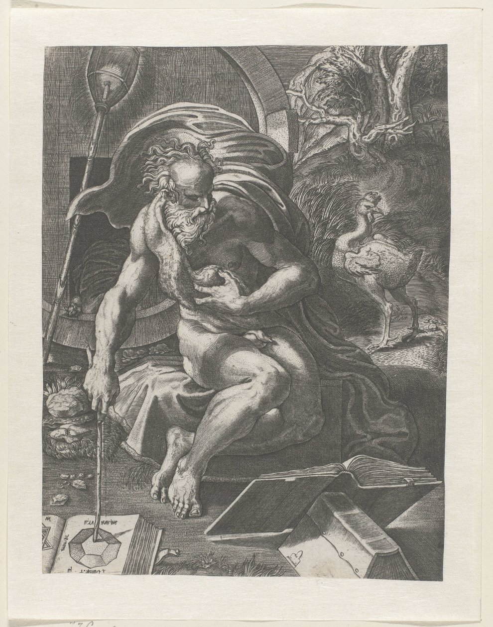 Diogenes autorstwa Giovanni Jacopo Caraglio (attributed to)