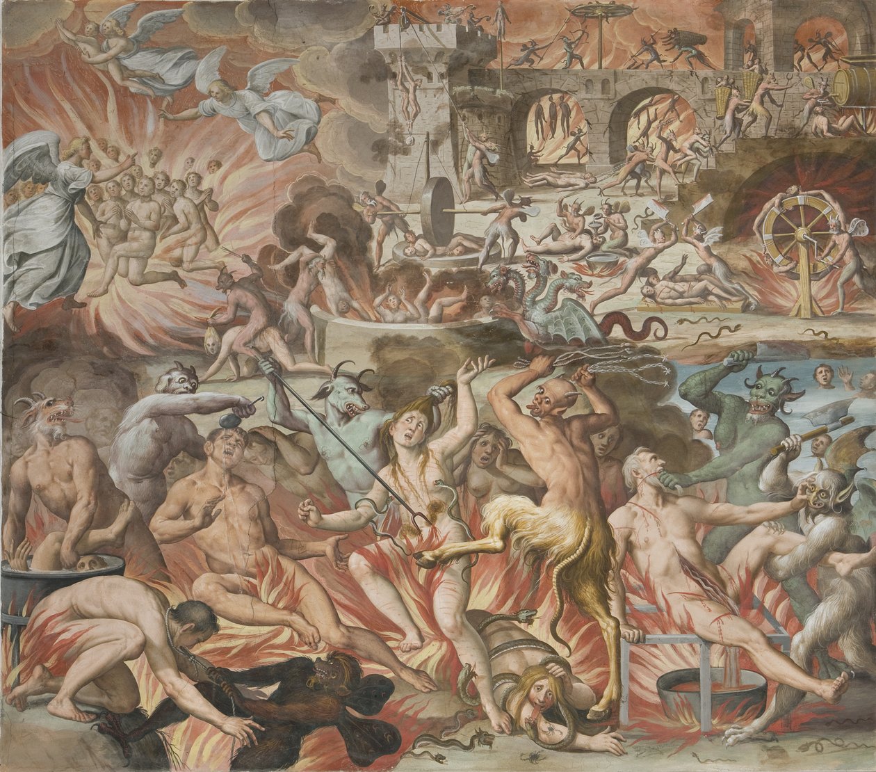 Piekło, 1614 r. autorstwa Giovanni Mauro della Rovere