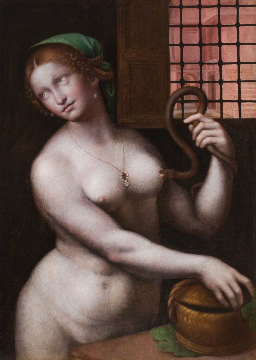 Kleopatra, ok.1515 (olej na panelu) autorstwa Giovanni Pietro Rizzoli Giampietrino