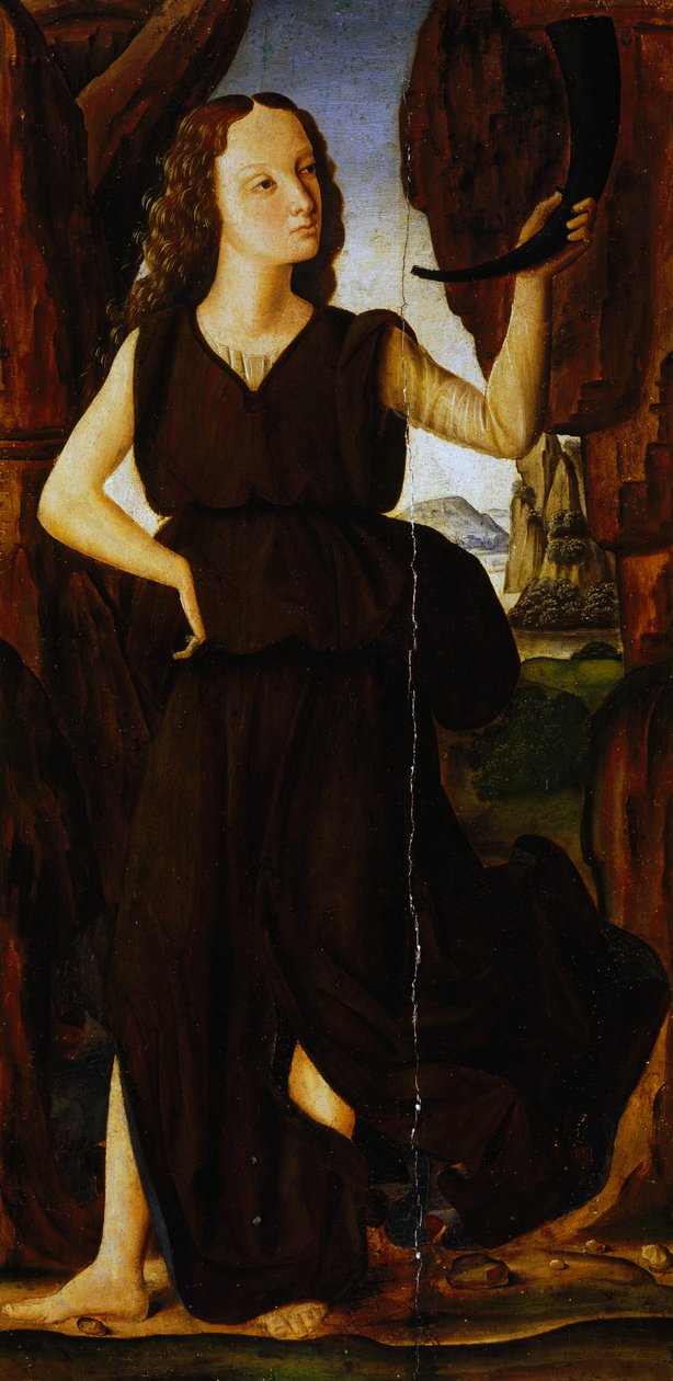 Muza Melpomene autorstwa Giovanni Santi