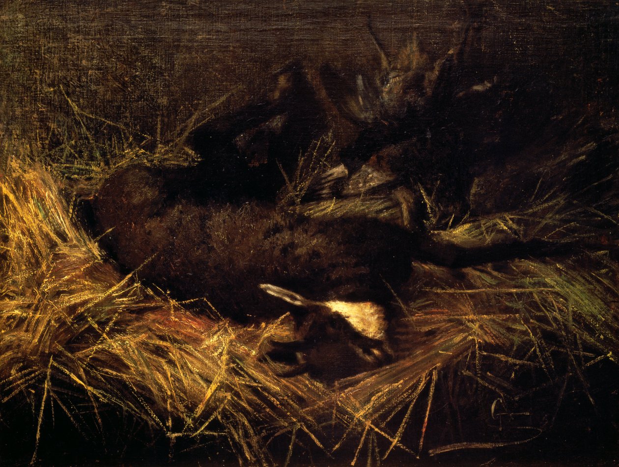 Martwa kozica autorstwa Giovanni Segantini