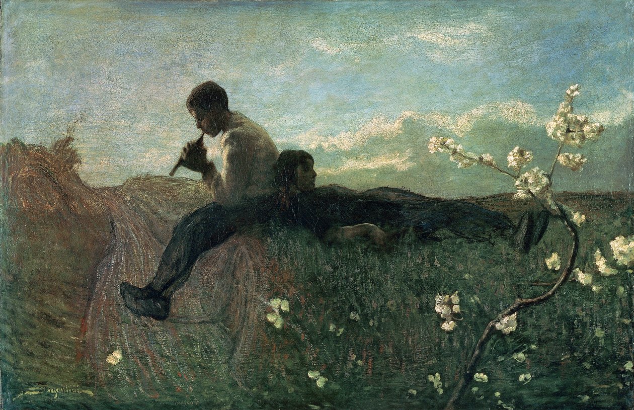 Idylla autorstwa Giovanni Segantini