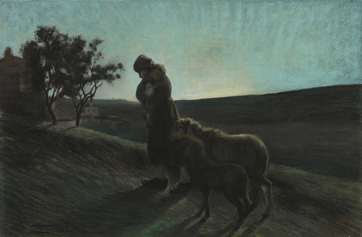 Le due madri Dwie matki, 1884-1886. autorstwa Giovanni Segantini