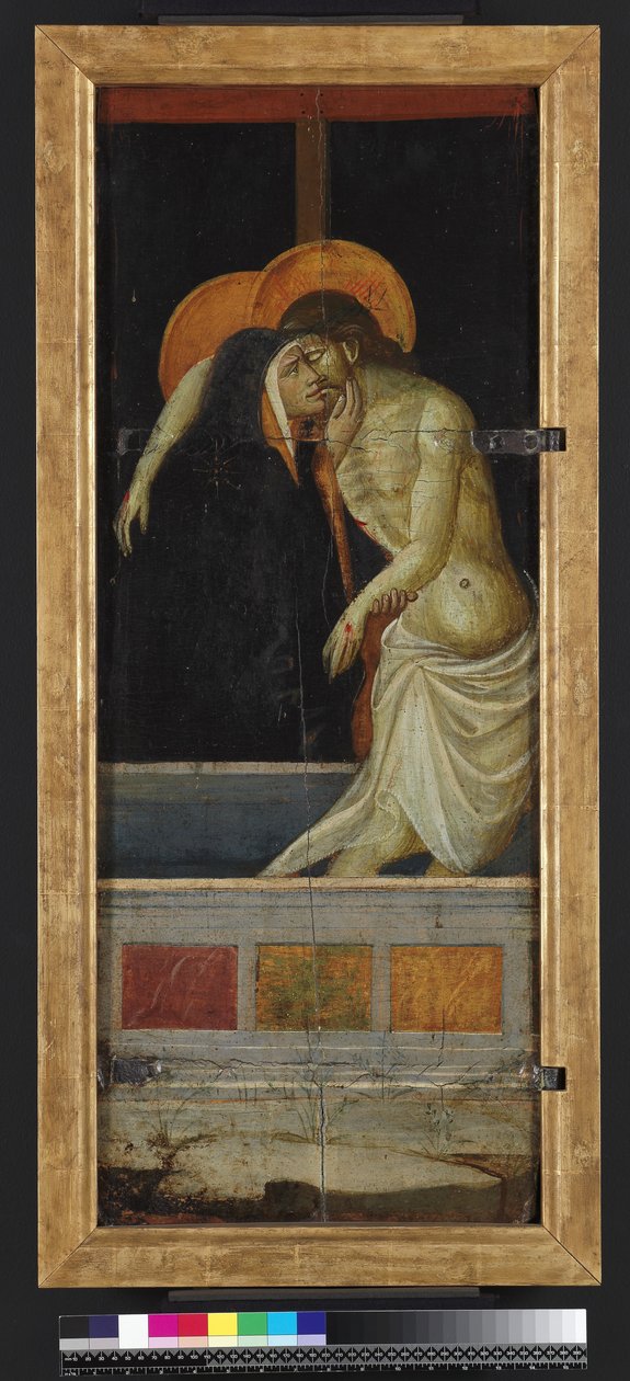 Pieta, rewers (tempera i złoto na panelu) autorstwa Giovanni dal Ponte