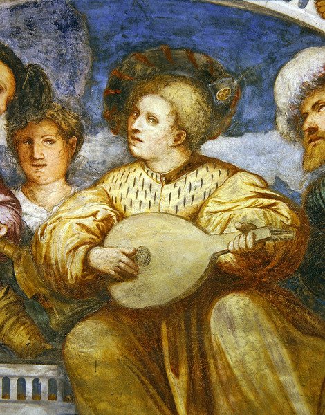 Beze, fragment koncertu, 1532 autorstwa Girolamo Romanino