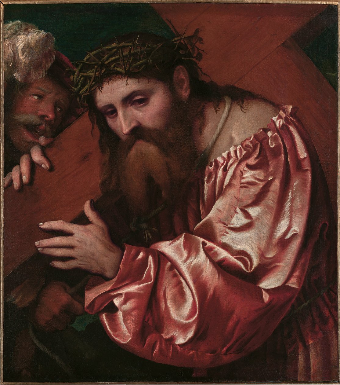 Chrystus dźwigający krzyż autorstwa Girolamo Romanino