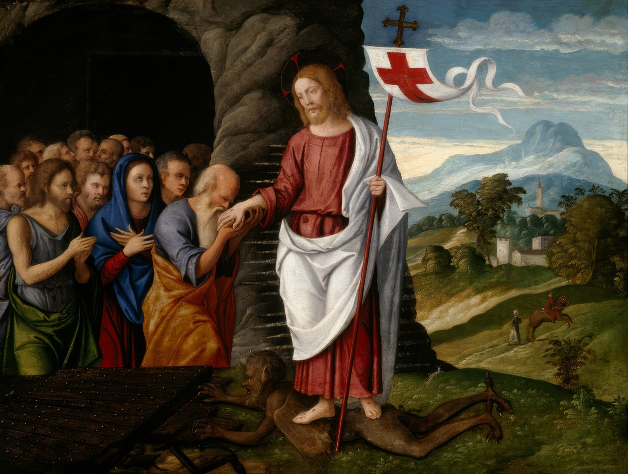 Chrystus w Otchłani autorstwa Girolamo da Santacroce
