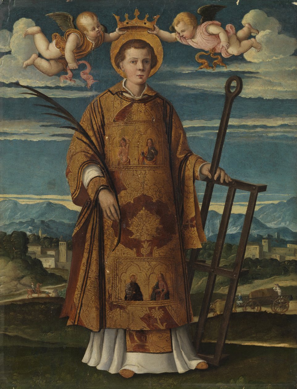 Św. Wawrzyniec, ok. 1520-30 autorstwa Girolamo da Santacroce