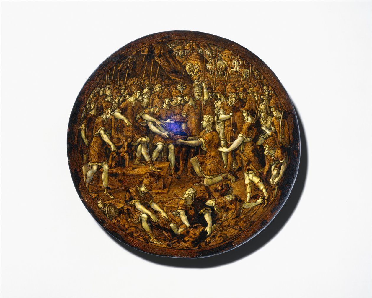 Tarcza, włoska, prawdopodobnie Bologna, ca. 1535. autorstwa Girolamo da Treviso