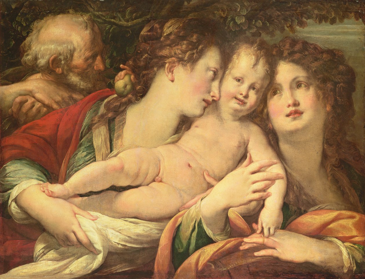 Mistyczne zaślubiny św. Katarzyny, ok. 1610 (panel) autorstwa Giulio Cesare Procaccini