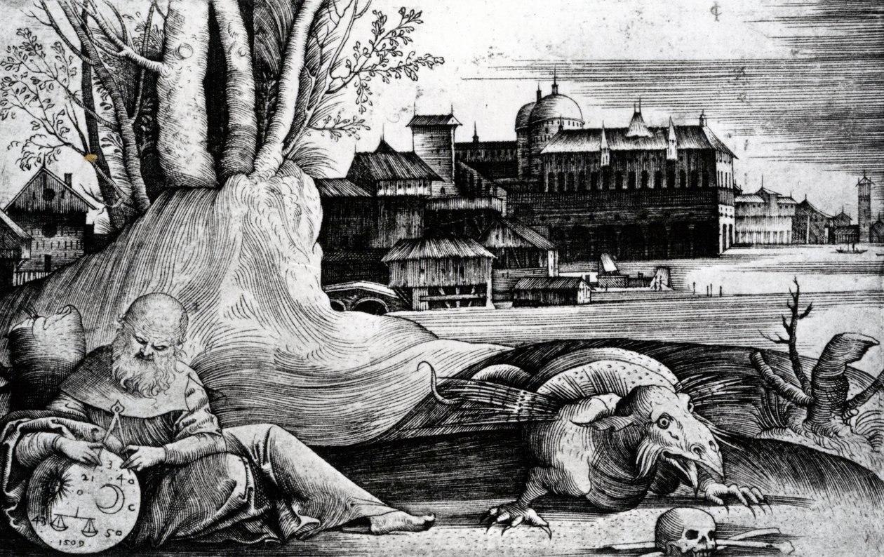 Astrolog, 1509 r. autorstwa Giulio Campagnola