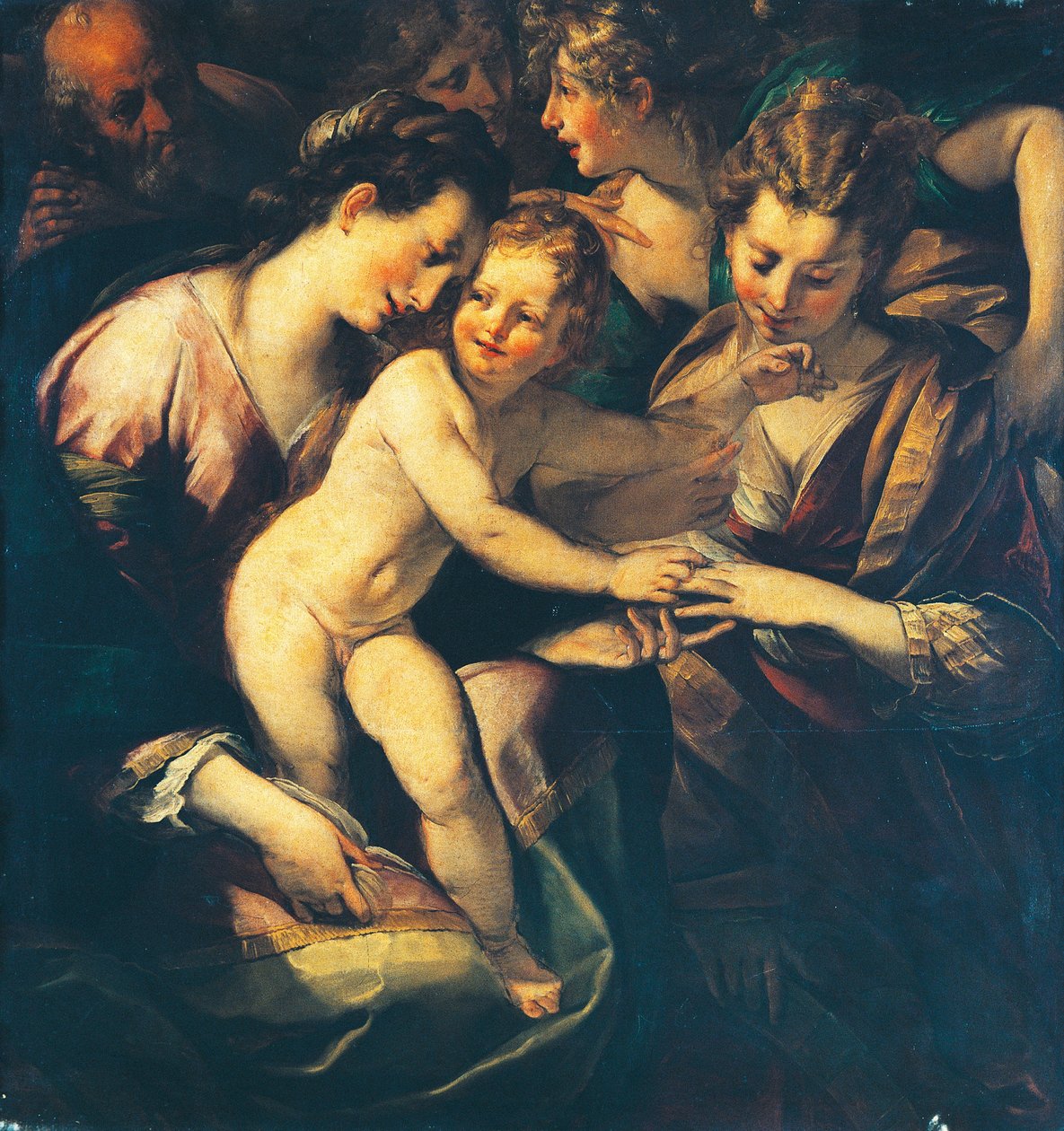 Mistyczne małżeństwo św. Katarzyny autorstwa Giulio Cesare Procaccini
