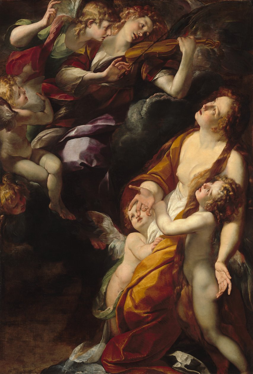 Ekstaza Magdaleny, 16161620. autorstwa Giulio Cesare Procaccini