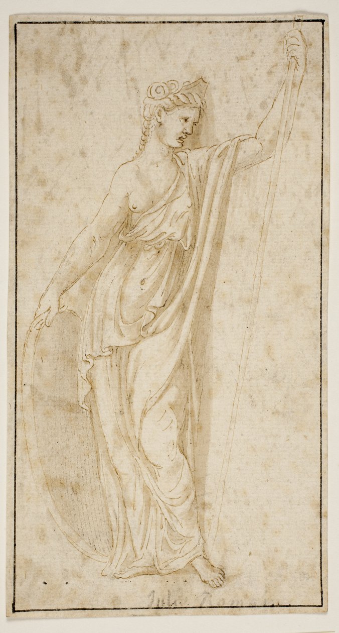 Atena autorstwa Giulio Romano