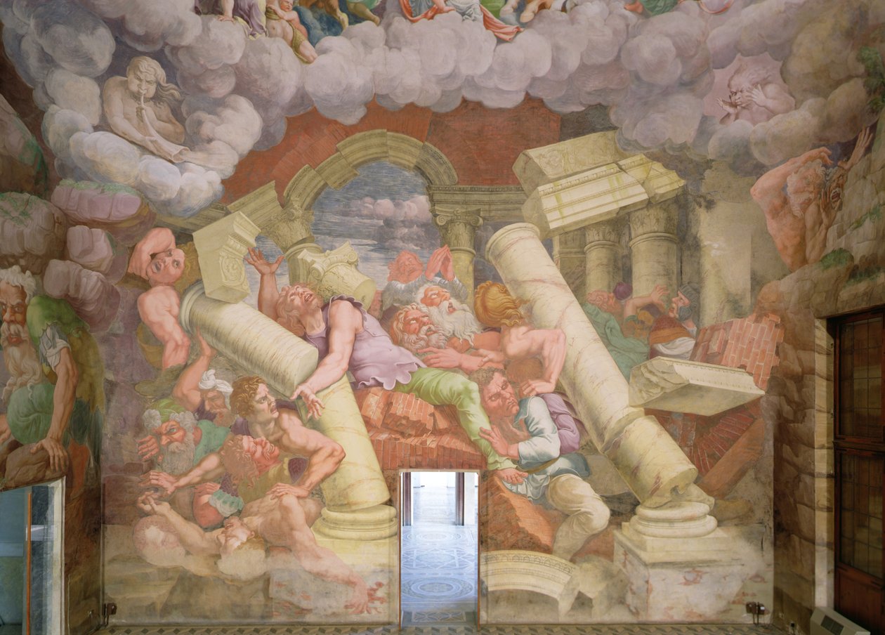 Komnata Gigantów autorstwa Giulio Romano