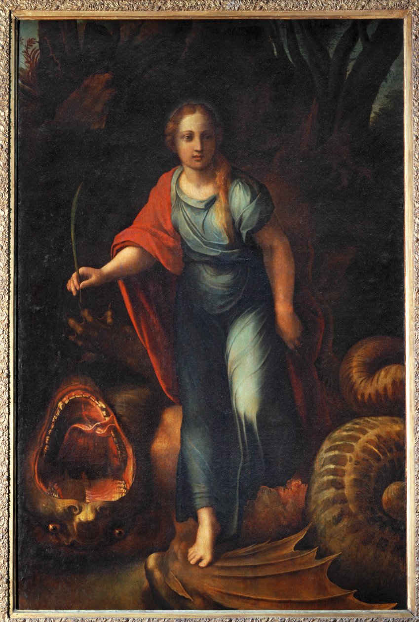 Sainte Marguerite - Święta Małgorzata ... autorstwa Giulio Romano