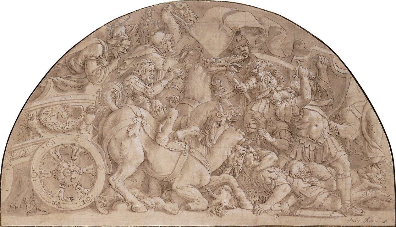 Bitwa pod Horatii, autorstwa Giulio Romano