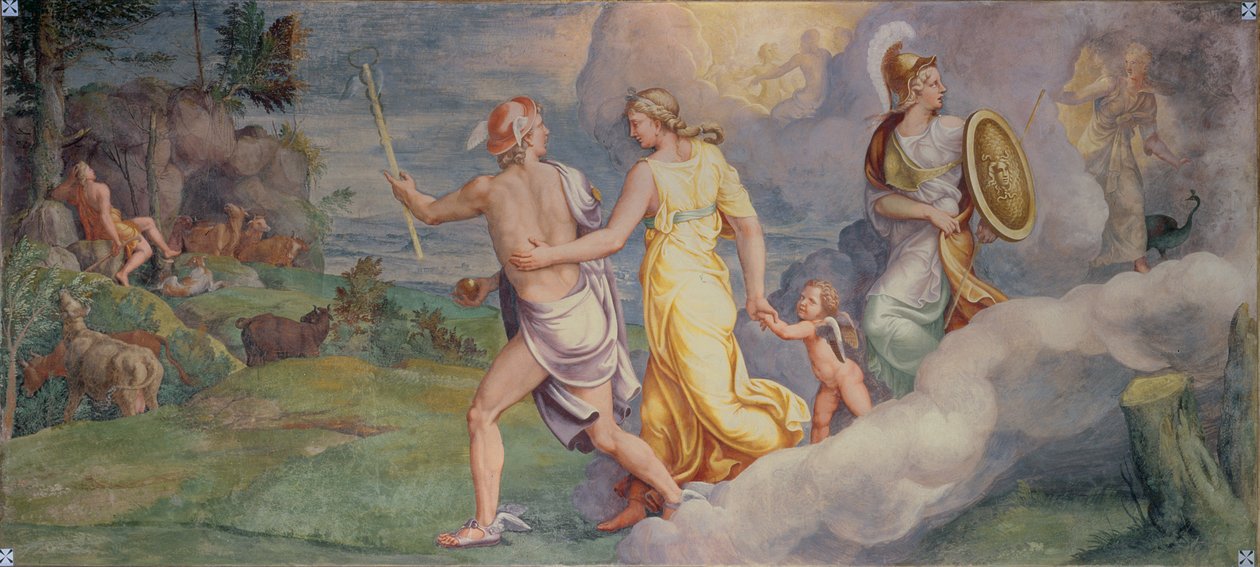 Wyrok Paryża autorstwa Giulio Romano