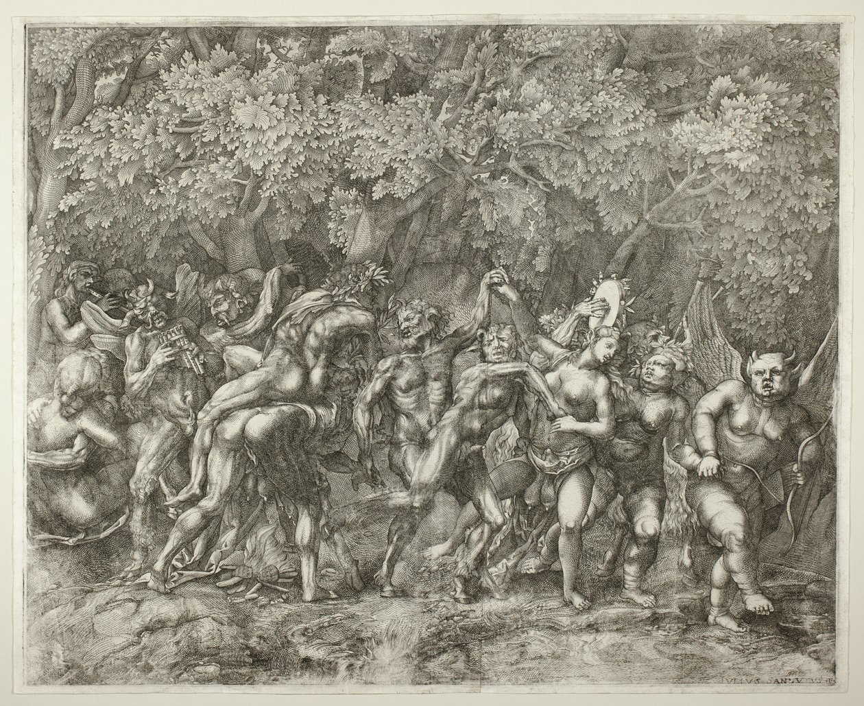 bachchanal autorstwa Giulio Sanuto