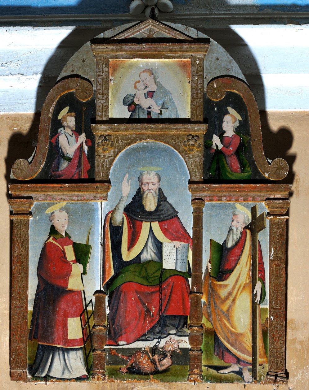 Tryptyk świętego Bernarda, ok. 1578 (obraz) autorstwa Giulio de Rossi