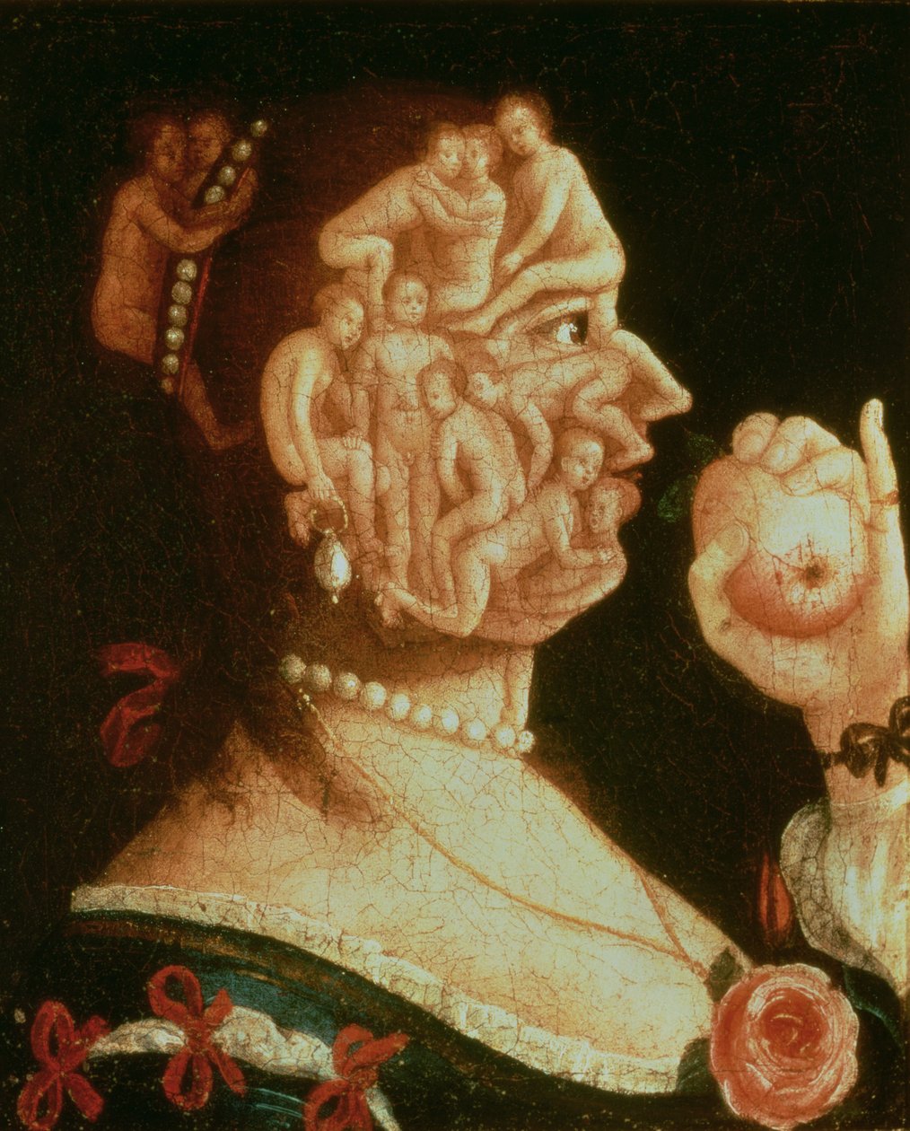 Portret Ewy (olej) autorstwa Giuseppe Arcimboldo