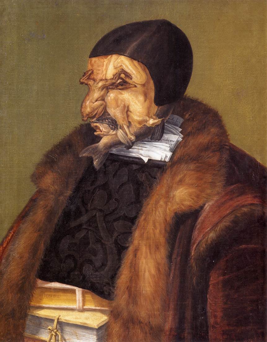 Prawnik autorstwa Giuseppe Arcimboldo