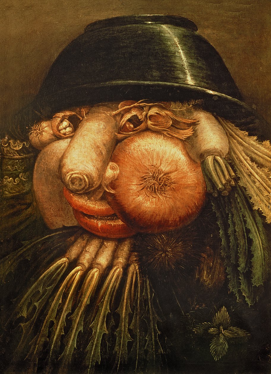 Ogrodnik warzywny, ok.1590 autorstwa Giuseppe Arcimboldo