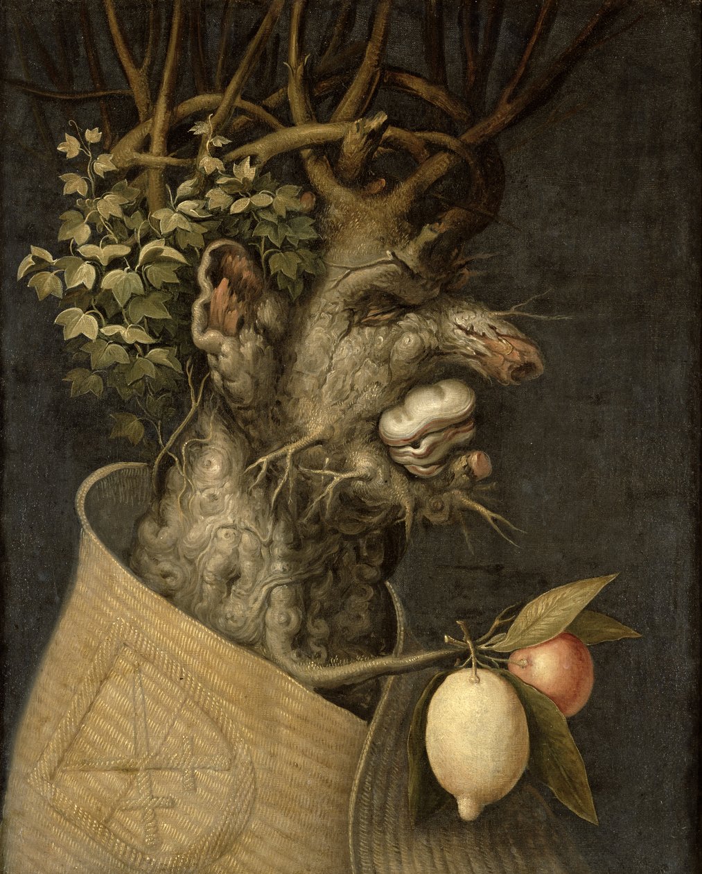 Zima, autorstwa Giuseppe Arcimboldo