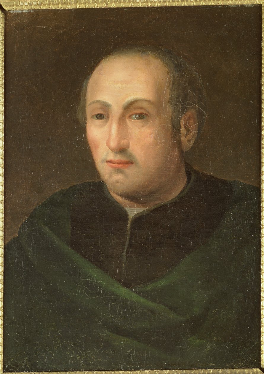 Krzysztof Kolumb (ok.1451-1506), po obrazie w Uffizi, 1788 autorstwa Giuseppe Calendi