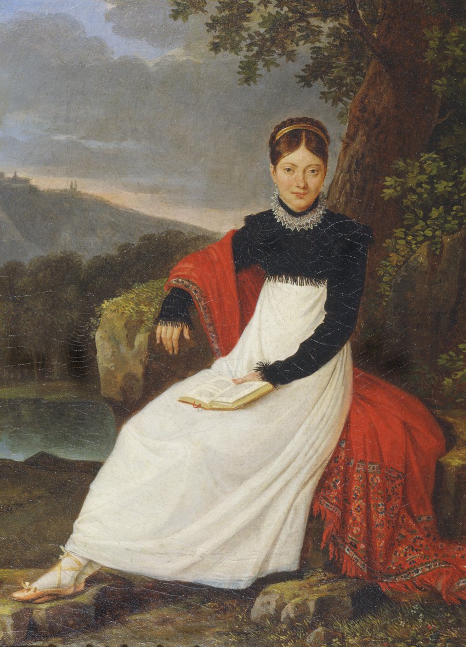 Portret królowej Marii Karoliny z Neapolu autorstwa Giuseppe Cammarano