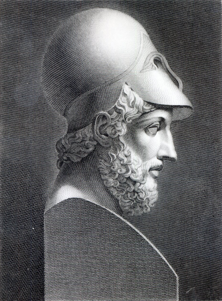 Popiersie Peryklesa, grawerowane przez Giuseppe Cozzi autorstwa Giuseppe Longhi