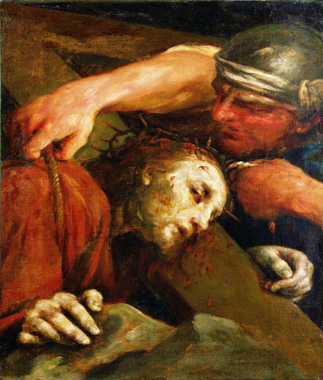 Chrystus niosący krzyż autorstwa Giuseppe Maria Crespi