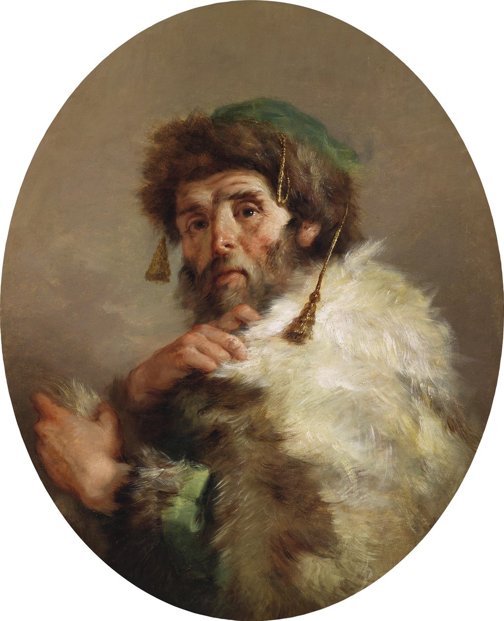 Alegoria zimy autorstwa Giuseppe Nogari