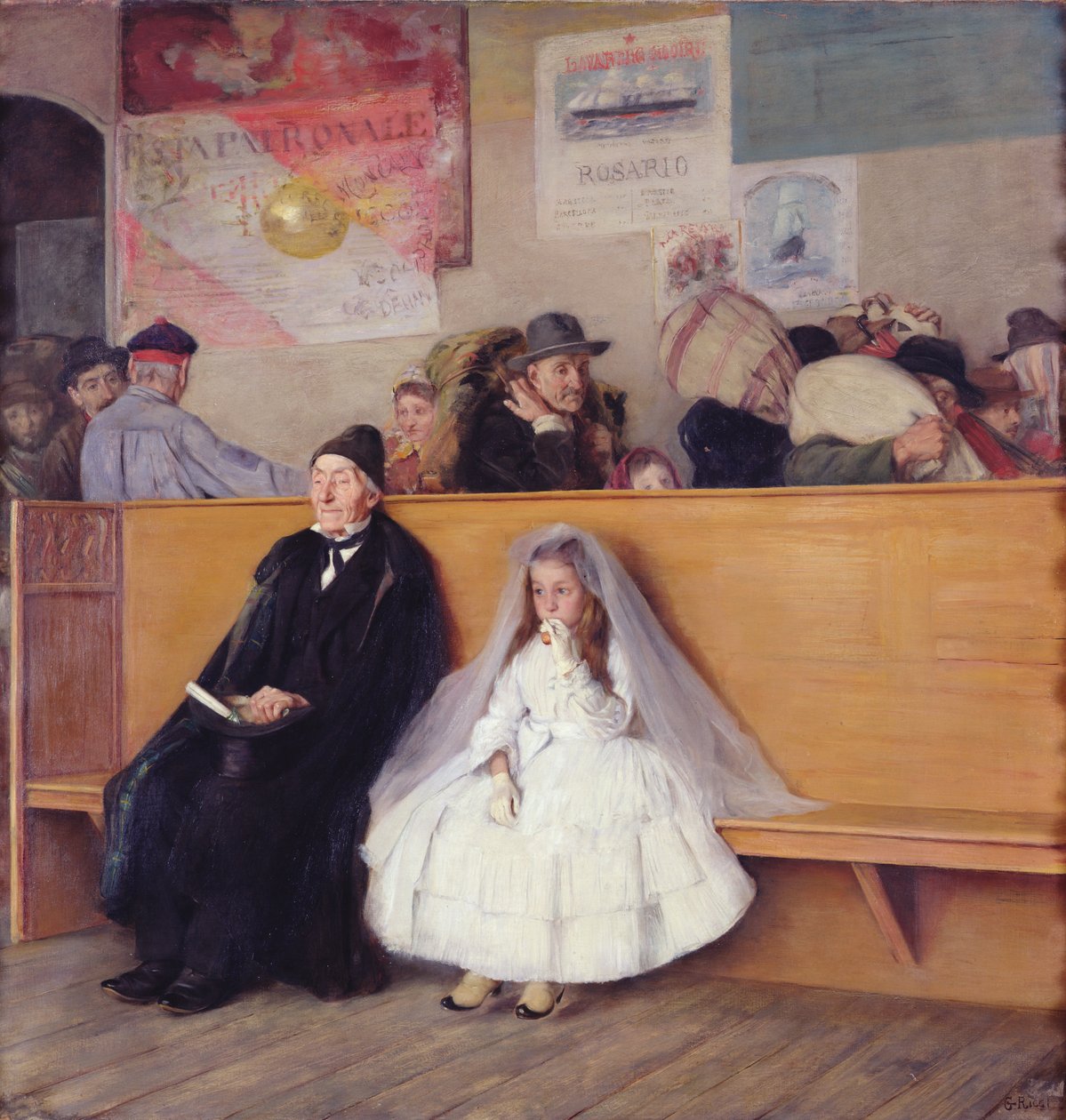 Na stacji autorstwa Giuseppe Ricci