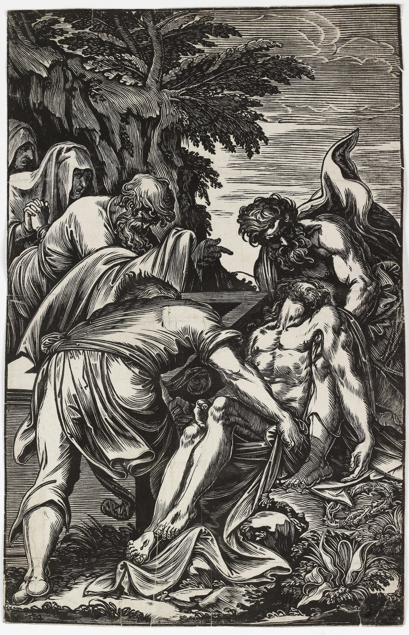 Złożenie do grobu, 1592-1607 autorstwa Giuseppe Scolari