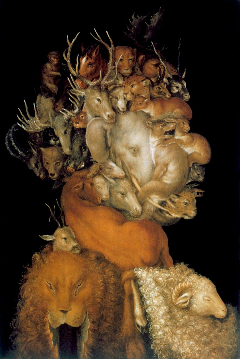 Ziemia, 1570 autorstwa Giuseppe Arcimboldi