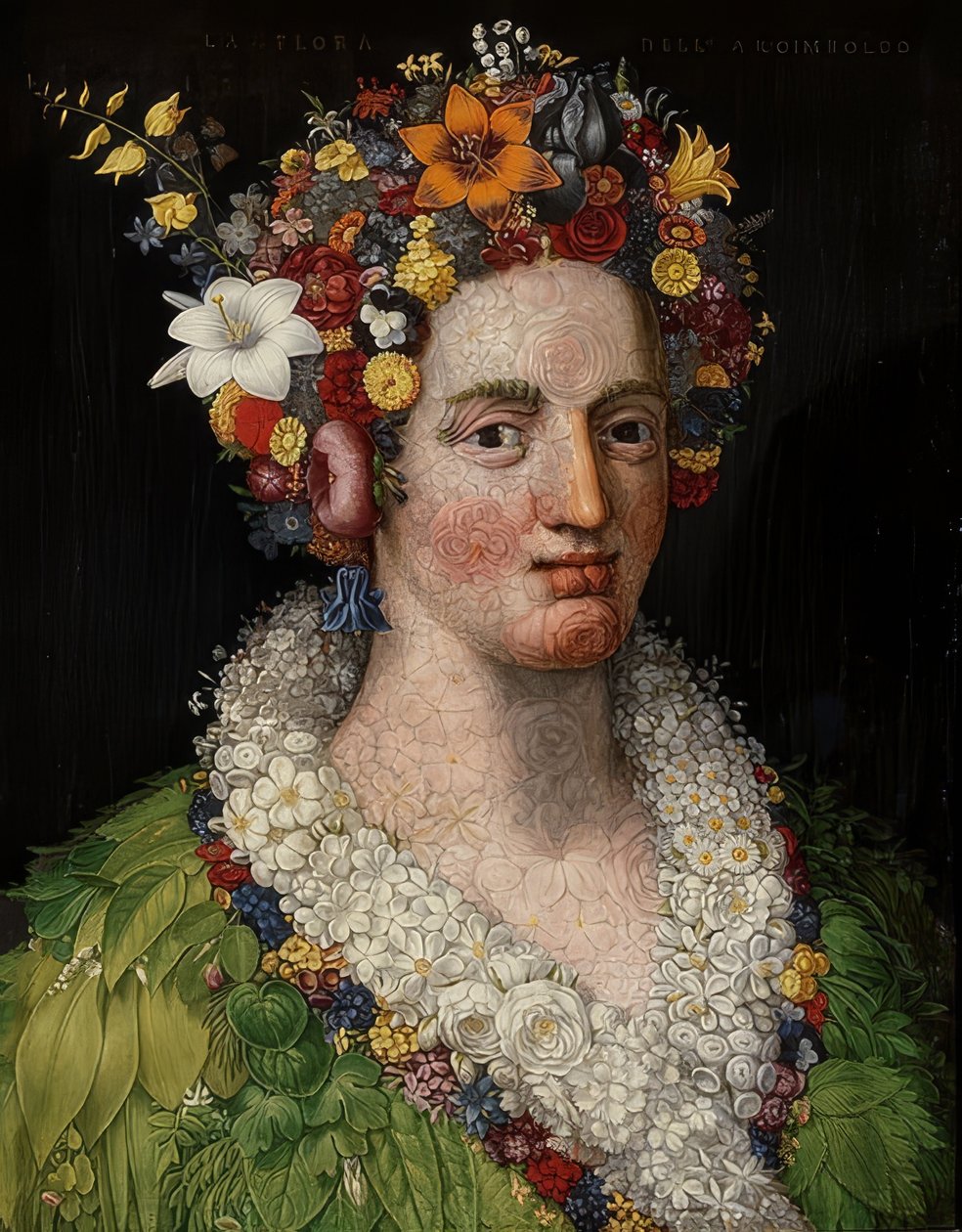 Flora. 1589 autorstwa Giuseppe Arcimboldo