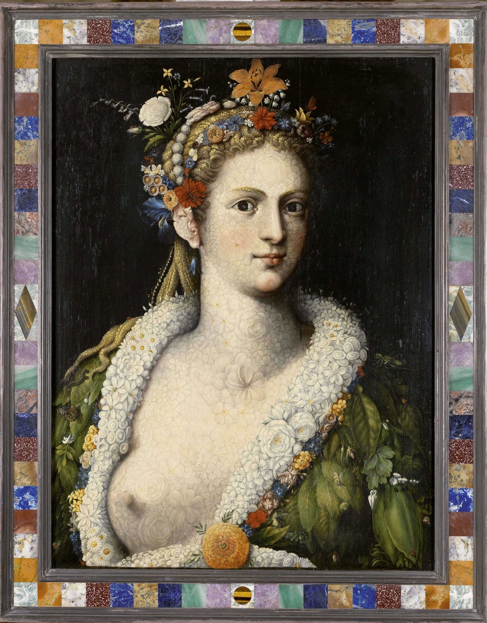Flora nierządnica, ok. 1590 autorstwa Giuseppe Arcimboldo