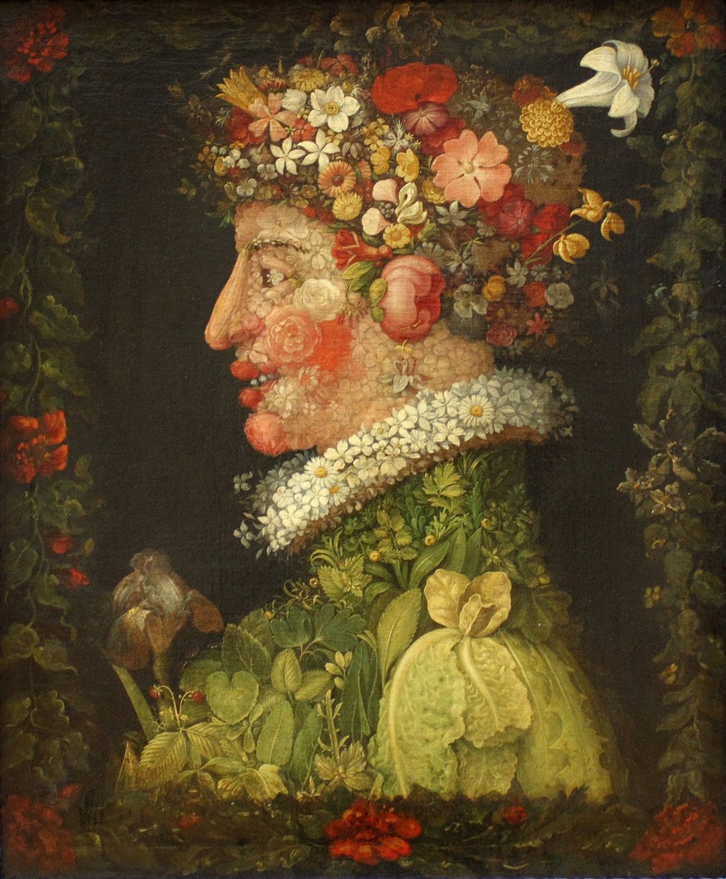 Wiosna, 1573 autorstwa Giuseppe Arcimboldo